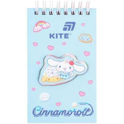 Блокнот вирубка, спіраль., 80 арк, лінія, Cinnamoroll CR26-279 Kite