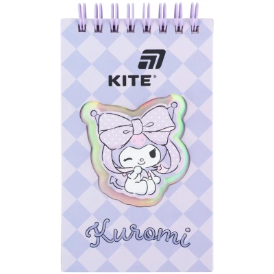 Блокнот вирубка, спіраль., 80 арк, лінія, Kuromi HK26-279-2 Kite