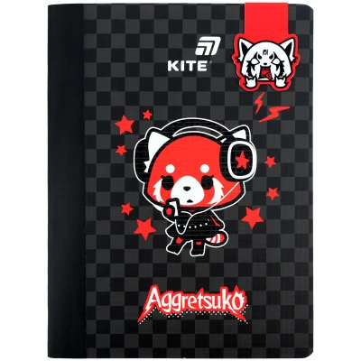 Блокнот з магнітною закладкою, А5, 60 арк., кліт., Aggretsuko AR26-192 Kite