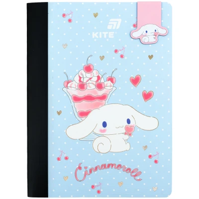 Блокнот з магнітною закладкою, А5, 60 арк., кліт., Cinnamoroll CR26-192 Kite