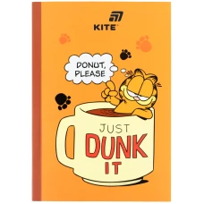 Блокнот м'яка обкл. А5, 40 арк., клітинка, Garfield GF26-091 Kite