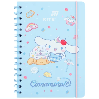 Блокнот на спіралі А5, 80 арк., кліт., Cinnamoroll CR26-190 Kite
