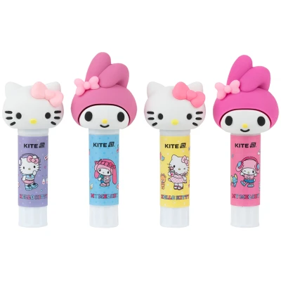 Клей-олівець PVP, 9 г з фігурним ковпачком, Hello Kitty HK26-131 Kite