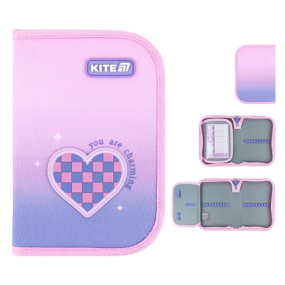Пенал Kite 1 від., 1 відв., без наповнення K26-621-1 Charming