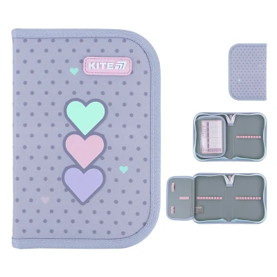 Пенал Kite 1 від., 1 відв., без наповнення K26-621-3 Lovely