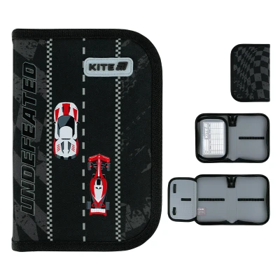 Пенал Kite 1 від., 1 відв., без наповнення K26-621-4 Race&Win