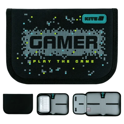 Пенал Kite 1 від., 1 відв., без наповнення K26-621-8 Play the Game