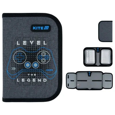 Пенал Kite 1 від., 2 відв., без наповнення K26-622-6 Level UP