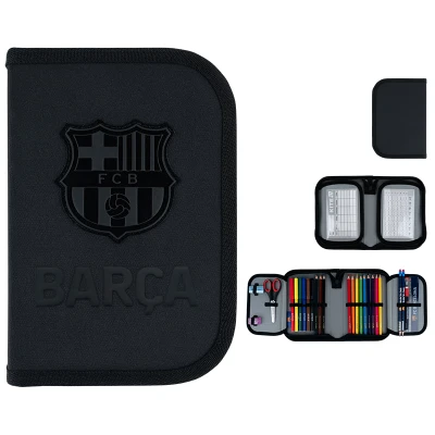 Пенал Kite 1 від., 2 відв., з наповненням BC26-622H FC Barcelona