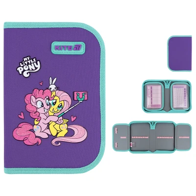 Пенал Kite 1 від., 2 відв., без наповнення LP26-622 My Little Pony