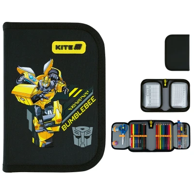 Пенал Kite 1 від., 2 відв., з наповненням TF26-622H Transformers