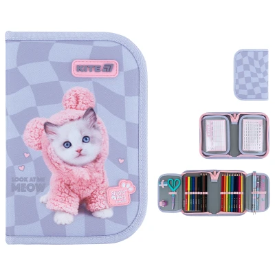 Пенал Kite 1 від., 2 відв., з наповненням SP26-622H Studio Pets