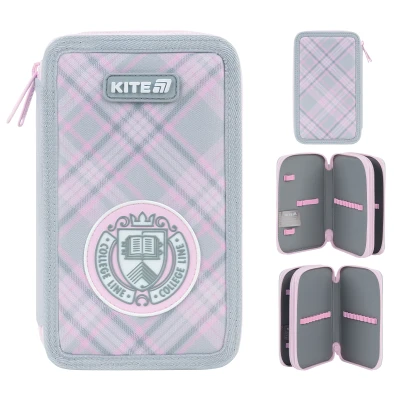 Пенал Kite 2 від., без наповнення K26-623-1 College Line