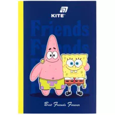 Блокнот м'яка обкл. А5, 40 арк., клітинка, Sponge Bob SB26-091 Kite