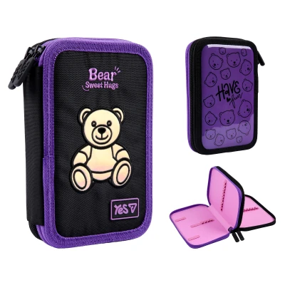 Пенал твердий YES подвійний HP-01 Bear Sweet Hugs 533710
