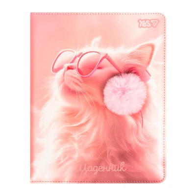 Щоденник шкільний YES Cat Dream PU, твердий, A5, 40 аркушів, 911689