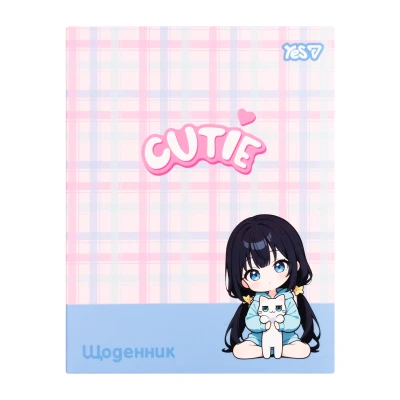 Щоденник шкільний YES Cutie інтегральний, A5, 40 аркушів, 911737