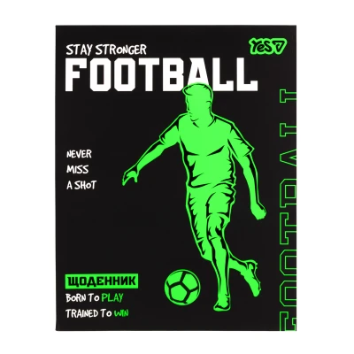 Щоденник шкільний YES Football Profi інтегральний, A5, 40 аркушів, 911744