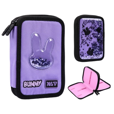 Пенал твердий YES подвійний HP-01 Shiny Bunny 533708