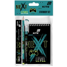 Набір канцтоварів, 4 предмети  Next Level, K26-S03-2 Kite