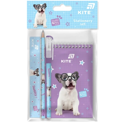 Набір канцтоварів, 4 предмети Studio Pets SP26-S03 Kite