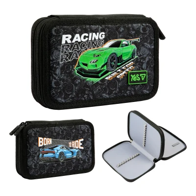 Пенал твердий YES подвійний HP-01 Racing Life 533715
