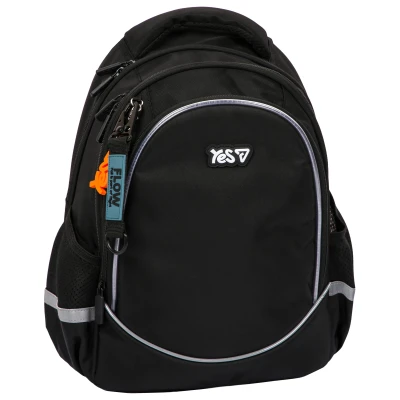 Рюкзак шкільний YES S-116М Just Black 40x30x15см., 550377   