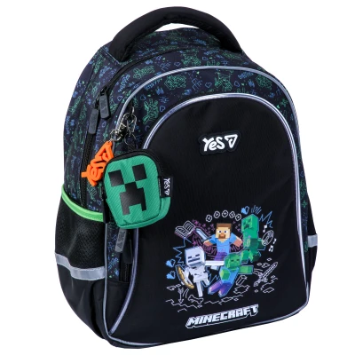Рюкзак шкільний YES S-115M  Minecraft Game 38,5х26х14 см., 550304