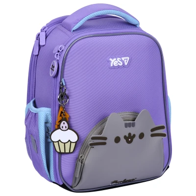 Рюкзак шкільний каркасний YES H-100S Pusheen Summer 35х28х15см., 550202