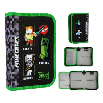 Пенал твердий YES одинарний з клапаном HP-03 Minecraft Reality 533733