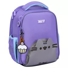Рюкзак шкільний каркасний YES H-100S Pusheen Summer 35х28х15см., 550202