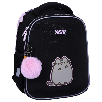 Рюкзак шкільний каркасний YES H-100S My Pusheen 35х28х15см., 550206