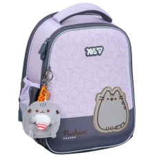 Рюкзак шкільний каркасний YES H-100S Pusheen 35х28х15см., 550663 