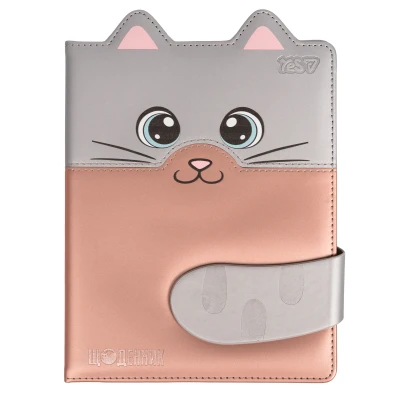 Щоденник шкільний YES Cat Tail PU, твердий, A5, 40 аркушів, 911687