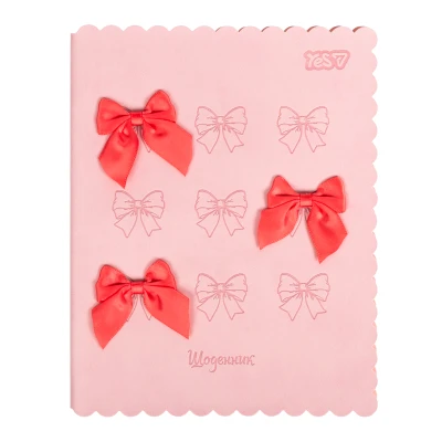 Щоденник шкільний YES Ribbons PU, інтегральний, A5, 40 аркушів, 911696
