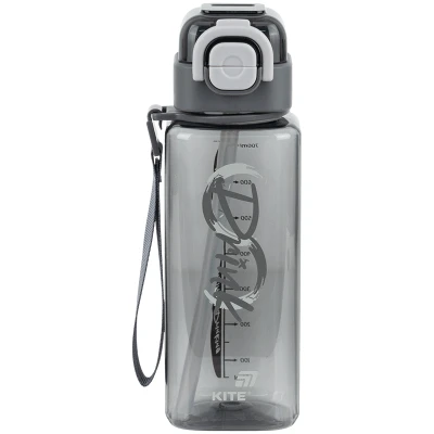 Пляшечка для води, 800 мл, сіра, K26-1274-2 Kite