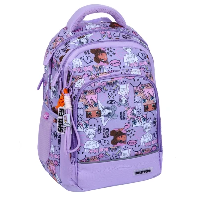 Рюкзак шкільний YES S-117M Smiley World. Anime 39х26х14 см., 550383