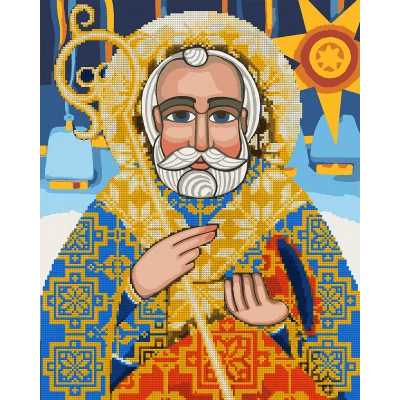 Картина за номерами з алмазною мозаїкою SANTI 