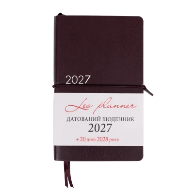 Щоденник діловий 12х20 cм Leo Planner датований 2027 
