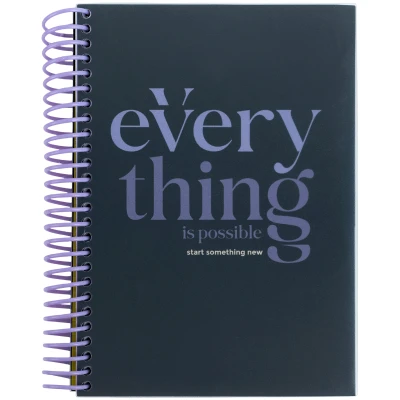 Блокнот з розділювачами, А5, 120арк, кліт, Everything, 8405-19-A