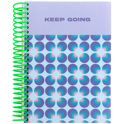 Блокнот з розділювачами, А5, 120арк, кліт, Keep going, 8405-16-A
