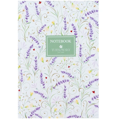 Книга записна тверда обкл. А5, 96 арк., кліт., TR, Floral 3, 8457-11-A-TR