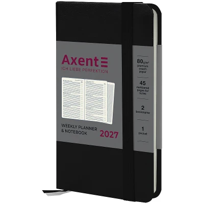 Щотижневик 2027 Pocket Strong, 90*150, чорний, 8508-27-01-A