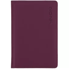 Щоденник 2027 Classic Palermo, 145*210, слп/т сливовий, 8843-27-6-A
