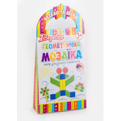 Набір геометричній мозаїки, 20 фігур на магнітній основі, 952918