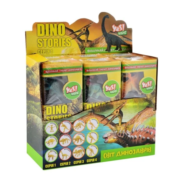 Набір для дитячої творчості "Dino stories 1", розкопки динозаврів, 953755 YES