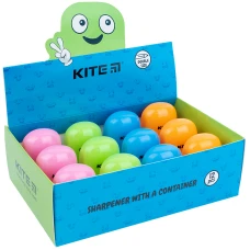 Точилка з контейнером Emotions, асорті K21-367 Kite