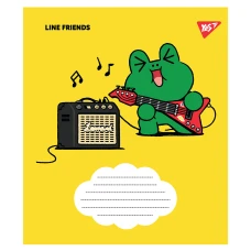 Зошит для нот А5, 12арк., "Line friends" 766255 YES