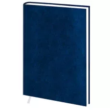 Щоденник недат. А5 (145х202), 128 арк., кліт., обкл. баладек, синій, 231 0550