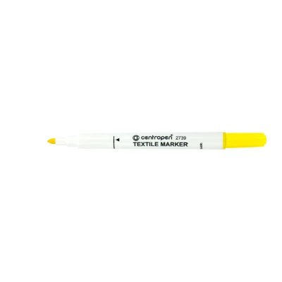 Маркер Textile 2739 2 мм жовтий Centropen
